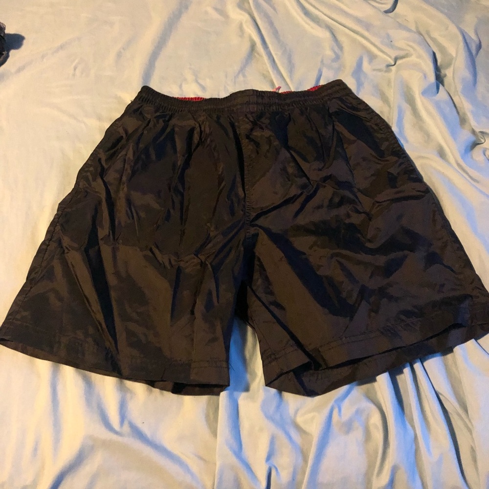 Black swimming shorts